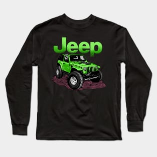 Rubicon jeep green Long Sleeve T-Shirt